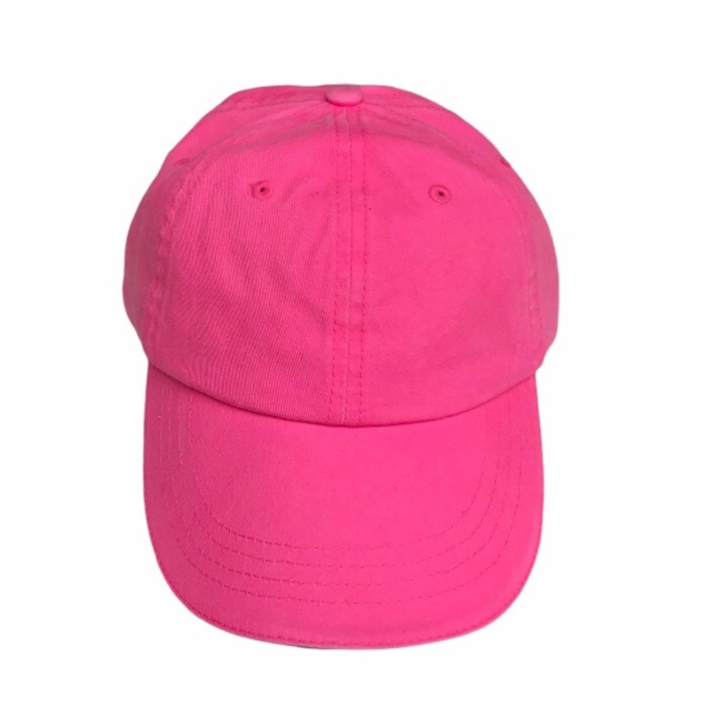 Anvil Unisex Velcro Back Cap, Bright Pink Cap - OS